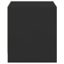 Mesita de noche con puerta de vidrio negro 35x37x42 cm de , Mesitas de noche - Ref: Foro24-836345, Precio: 33,57 €, Descuento: %