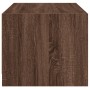 Mesa de centro con puertas de vidrio marrón roble 68x50x42 cm de , Mesas de centro - Ref: Foro24-836370, Precio: 45,56 €, Des...
