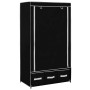 Armario de tela negro 87x49x159 cm de vidaXL, Armarios roperos - Ref: Foro24-282457, Precio: 45,96 €, Descuento: %