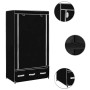 Armario de tela negro 87x49x159 cm de vidaXL, Armarios roperos - Ref: Foro24-282457, Precio: 45,96 €, Descuento: %