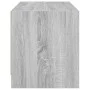 Mueble de TV con puertas de vidrio gris Sonoma 68x37x42 cm de , Muebles TV - Ref: Foro24-836362, Precio: 38,93 €, Descuento: %