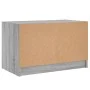 Mueble de TV con puertas de vidrio gris Sonoma 68x37x42 cm de , Muebles TV - Ref: Foro24-836362, Precio: 38,93 €, Descuento: %