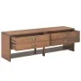 Mueble para TV con 4 cajones madera maciza acacia 120x30x40 cm de vidaXL, Muebles TV - Ref: Foro24-247621, Precio: 115,39 €, ...
