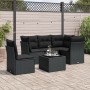 Set de sofás de jardín 6 piezas y cojines ratán sintético negro de , Conjuntos de jardín - Ref: Foro24-3249484, Precio: 403,0...