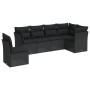 Set de sofás de jardín 6 piezas y cojines ratán sintético negro de , Conjuntos de jardín - Ref: Foro24-3249534, Precio: 399,4...