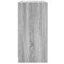 Armario auxiliar puertas de vidrio gris Sonoma 68x37x75,5 cm de , Aparadores - Ref: Foro24-836383, Precio: 78,58 €, Descuento: %