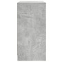 Armario auxiliar puertas de vidrio gris hormigón 68x37x75,5 cm de , Aparadores - Ref: Foro24-836381, Precio: 76,24 €, Descuen...