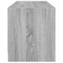 Mueble de TV con puertas de vidrio gris Sonoma 102x37x42 cm de , Muebles TV - Ref: Foro24-836376, Precio: 65,59 €, Descuento: %