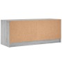 Mueble de TV con puertas de vidrio gris Sonoma 102x37x42 cm de , Muebles TV - Ref: Foro24-836376, Precio: 65,59 €, Descuento: %