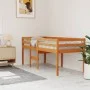 Cama alta madera maciza de pino marrón cera 80x200 cm de , Camas y somieres - Ref: Foro24-844482, Precio: 130,17 €, Descuento: %