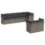 Set de sofás de jardín 8 pzas y cojines ratán sintético gris de , Conjuntos de jardín - Ref: Foro24-3217910, Precio: 489,08 €...