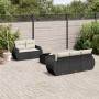 Set de sofás de jardín 6 piezas y cojines ratán sintético negro de , Conjuntos de jardín - Ref: Foro24-3221095, Precio: 405,8...