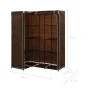 Armario de esquina marrón 130x87x169 cm de vidaXL, Armarios roperos - Ref: Foro24-282450, Precio: 57,14 €, Descuento: %