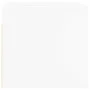 Mueble pared con puertas de vidrio 2 uds blanco 68,5x37x35 cm de , Taquillas y armarios de almacenamiento - Ref: Foro24-83649...