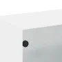 Mueble pared con puertas de vidrio 2 uds blanco 68,5x37x35 cm de , Taquillas y armarios de almacenamiento - Ref: Foro24-83649...