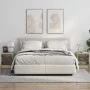 Mesitas noche con puertas vidrio 2 uds roble Sonoma 35x37x42 cm de , Mesitas de noche - Ref: Foro24-836348, Precio: 39,57 €, ...