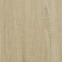 Mesitas noche con puertas vidrio 2 uds roble Sonoma 35x37x42 cm de , Mesitas de noche - Ref: Foro24-836348, Precio: 39,57 €, ...