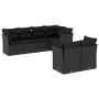 Set de comedor de jardín 7 pzas y cojines ratán sintético negro de , Conjuntos de jardín - Ref: Foro24-3249734, Precio: 513,7...