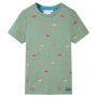 Camiseta de manga corta infantil caqui 140 de , Camisetas para niños - Ref: Foro24-11768, Precio: 9,63 €, Descuento: %
