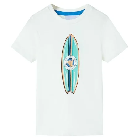 Camiseta de manga corta infantil color crudo 128 de , Camisetas para niños - Ref: Foro24-11812, Precio: 8,12 €, Descuento: %