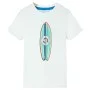 Camiseta de manga corta infantil color crudo 128 de , Camisetas para niños - Ref: Foro24-11812, Precio: 8,12 €, Descuento: %