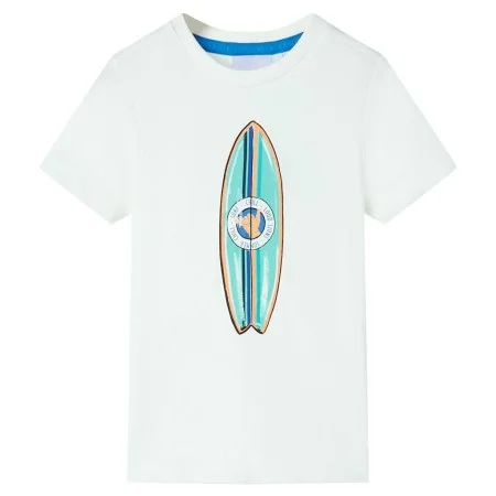 Camiseta de manga corta infantil color crudo 104 de , Camisetas para niños - Ref: Foro24-11810, Precio: 8,12 €, Descuento: %