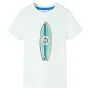 Camiseta de manga corta infantil color crudo 104 de , Camisetas para niños - Ref: Foro24-11810, Precio: 8,12 €, Descuento: %