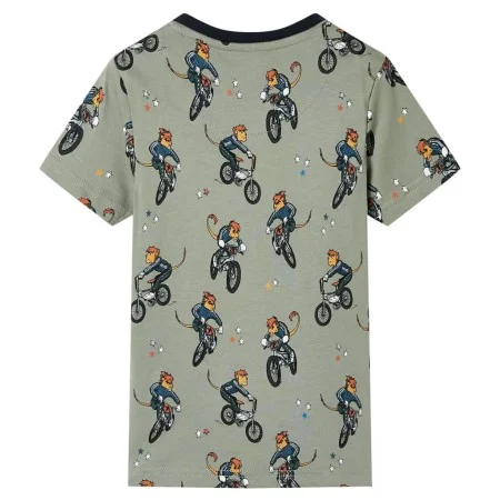 Light khaki short-sleeved children's pajamas size 104 by , Children's pajamas - Ref: Foro24-11865, Price: 11,24 €, Discount: %