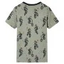 Light khaki short-sleeved children's pajamas size 104 by , Children's pajamas - Ref: Foro24-11865, Price: 11,24 €, Discount: %