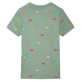 Camiseta de manga corta infantil caqui 116 de , Camisetas para niños - Ref: Foro24-11766, Precio: 9,63 €, Descuento: %