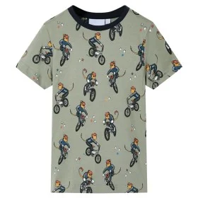 Pijama de manga corta infantil caqui claro 116 de , Pijamas de niños - Ref: Foro24-11866, Precio: 11,24 €, Descuento: %