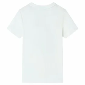 Camiseta de manga corta infantil color crudo 140 de , Camisetas para niños - Ref: Foro24-11813, Precio: 8,12 €, Descuento: %
