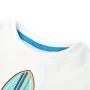 Camiseta de manga corta infantil color crudo 140 de , Camisetas para niños - Ref: Foro24-11813, Precio: 8,12 €, Descuento: %