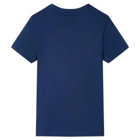 Camiseta infantil de manga corta azul oscuro 128 de , Camisetas para niños - Ref: Foro24-11942, Precio: 8,32 €, Descuento: %