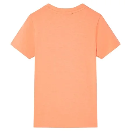 Camiseta de manga corta infantil naranja neón 116 de , Camisetas para niños - Ref: Foro24-11851, Precio: 7,88 €, Descuento: %