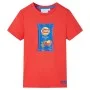 Camiseta de manga corta infantil rojo 104 de , Camisetas para niños - Ref: Foro24-11840, Precio: 7,88 €, Descuento: %
