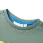 Camiseta de manga corta infantil caqui 128 de , Camisetas para niños - Ref: Foro24-11837, Precio: 7,88 €, Descuento: %