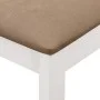 Sillas de comedor con cojines 2 unidades madera maciza blancas de , Sillas de comedor - Ref: Foro24-247634, Precio: 98,86 €, ...