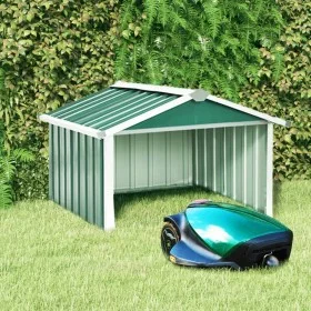 Cobertizo para cortacésped acero galvanizado verde 92x97x63 cm de , Cobertizos - Ref: Foro24-150907, Precio: 70,23 €, Descuen...
