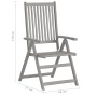Sillas de jardín reclinables 2 uds madera maciza acacia cojines de , Sillas de jardín - Ref: Foro24-3064700, Precio: 175,83 €...