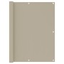 Toldo para balcón tela oxford beige 120x300 cm de , Sombrillas - Ref: Foro24-134944, Precio: 20,74 €, Descuento: %
