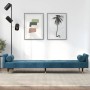 Sofá cama con cojines terciopelo azul de , Sofás - Ref: Foro24-351856, Precio: 332,91 €, Descuento: %