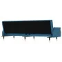 Schlafsofa mit blauen Samtkissen von , Sofas - Ref: Foro24-351856, Preis: 326,93 €, Rabatt: %