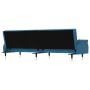 Sofá cama con cojines terciopelo azul de , Sofás - Ref: Foro24-351856, Precio: 332,91 €, Descuento: %