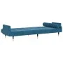 Schlafsofa mit blauen Samtkissen von , Sofas - Ref: Foro24-351856, Preis: 326,93 €, Rabatt: %