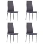 Conjunto de mesa y sillas de comedor 5 piezas gris de , muebles para cocinas y comedores - Ref: Foro24-281695, Precio: 210,42...