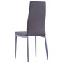 Conjunto de mesa y sillas de comedor 5 piezas gris de , muebles para cocinas y comedores - Ref: Foro24-281695, Precio: 218,32...