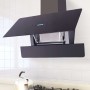 Campana extractora con pantalla táctil negro 900 mm de , Extractores - Ref: Foro24-242722, Precio: 344,95 €, Descuento: %