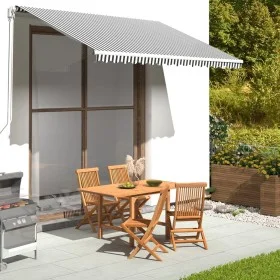 Replacement fabric for anthracite gray and white awning 3.5x2.5 m by , Awnings - Ref: Foro24-311986, Price: 39,52 €, Discount: %