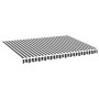 Tela de repuesto para toldo gris antracita y blanco 3,5x2,5 m de , Toldos - Ref: Foro24-311986, Precio: 36,48 €, Descuento: %